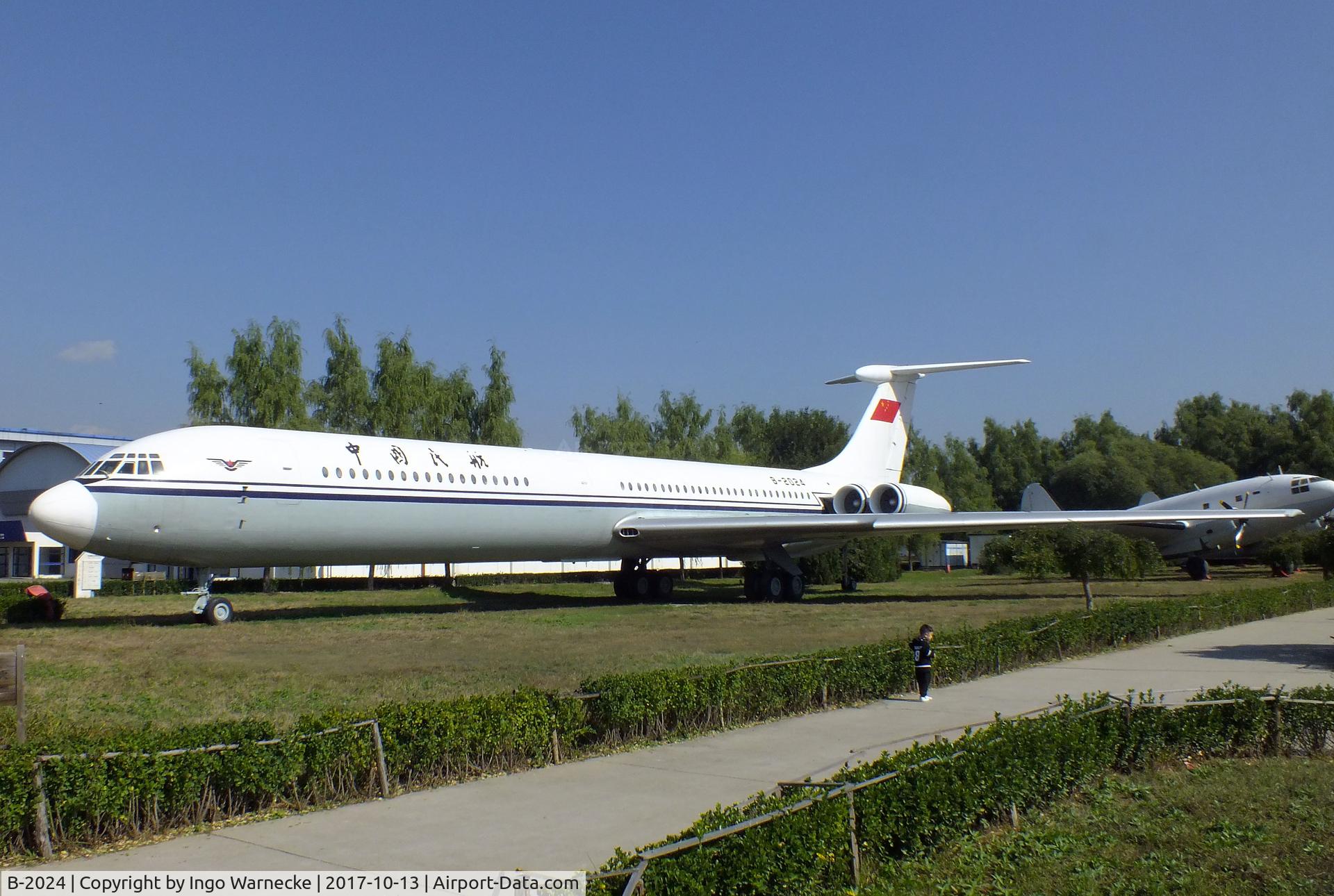 B-2024, Ilyushin IL-62 C/N 11101, Ilyushin Il-62 CLASSIC at the China Aviation Museum Datangshan