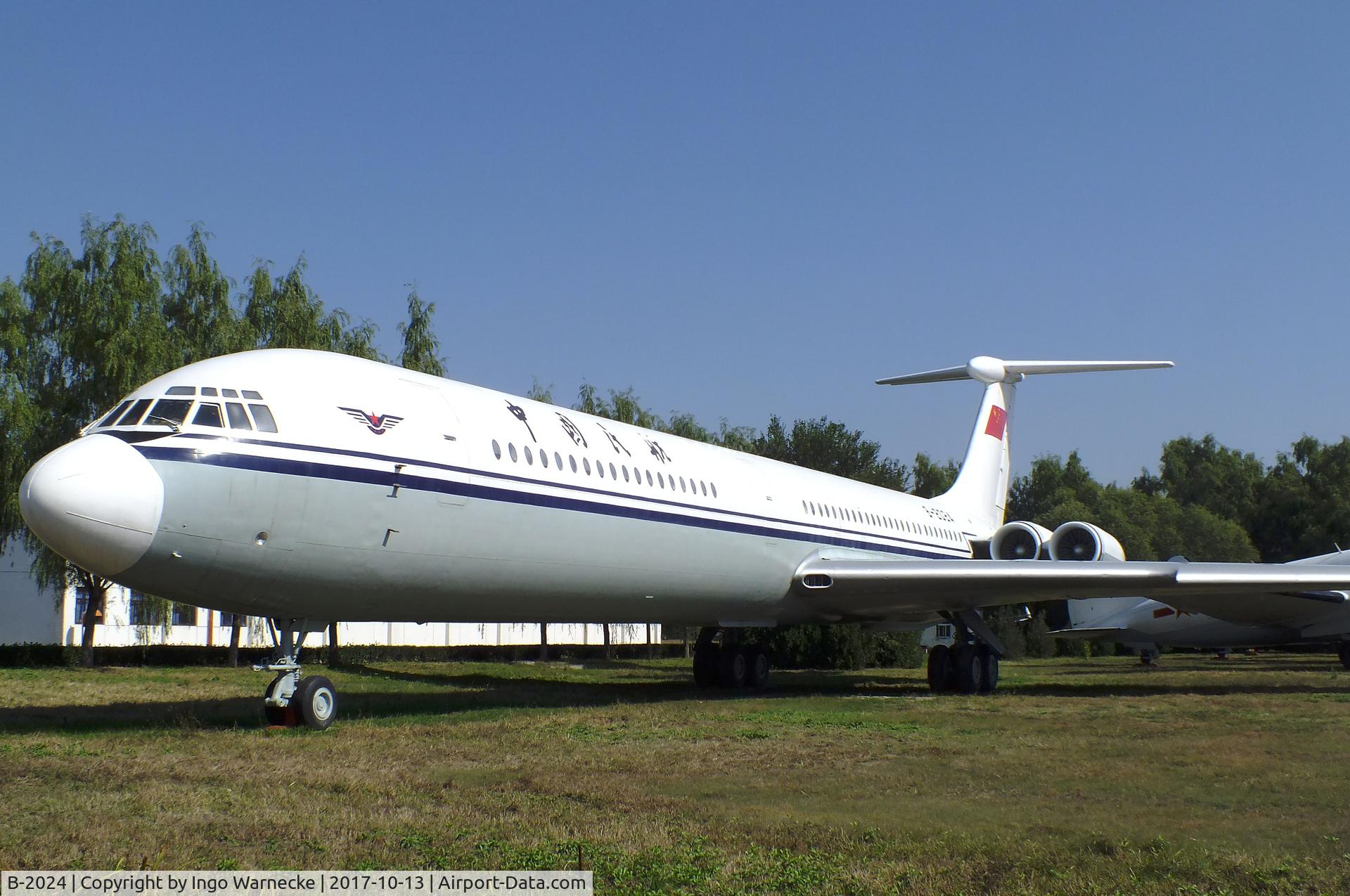 B-2024, Ilyushin IL-62 C/N 11101, Ilyushin Il-62 CLASSIC at the China Aviation Museum Datangshan