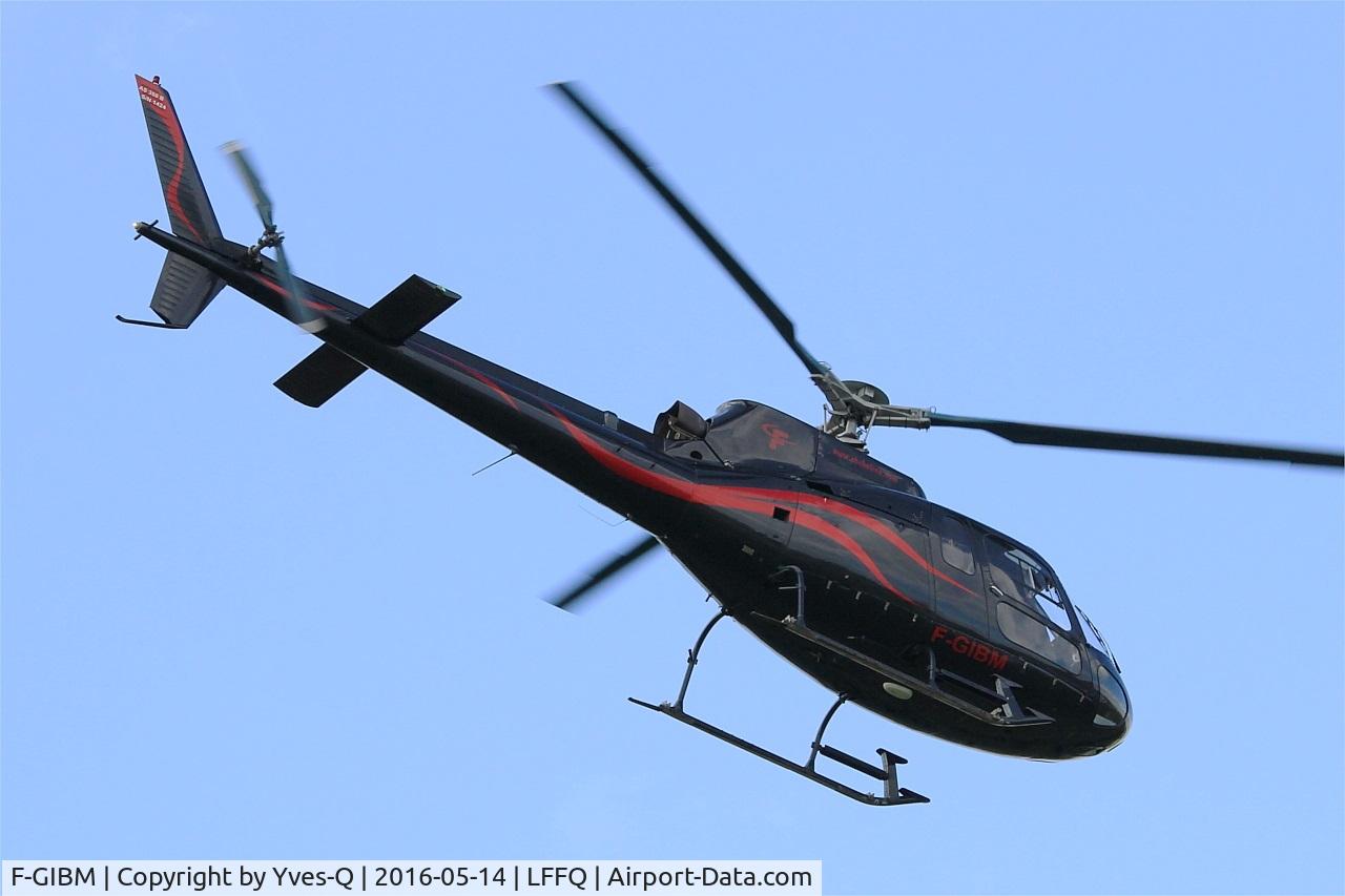 F-GIBM, 2008 Aerospatiale AS-350D AStar C/N 1424, Aerospatiale AS-350B Ecureuil, La Ferté-Alais airfield (LFFQ) Airshow 2016