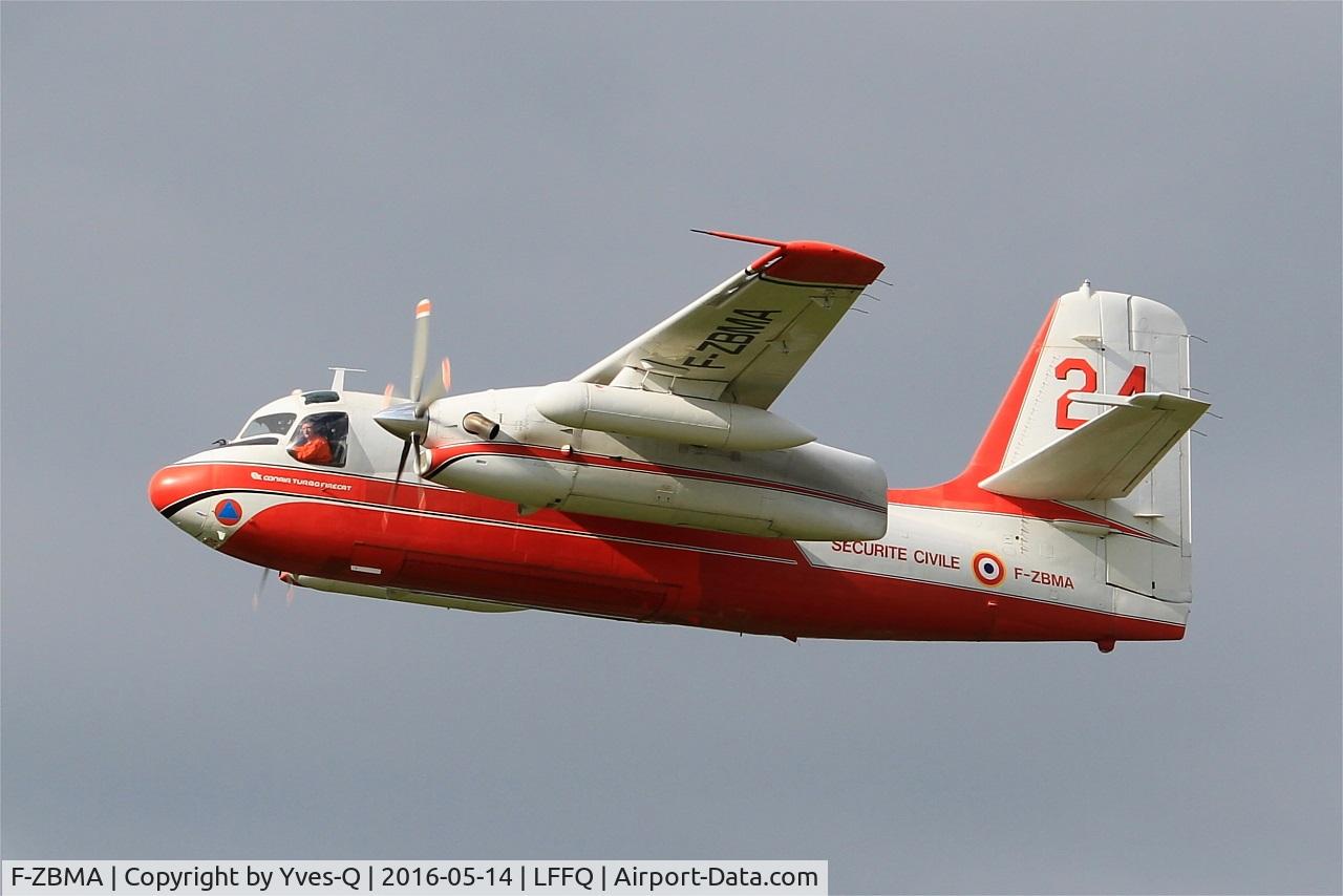 F-ZBMA, Grumman Conair S-2T Turbo Firecat C/N 461/021, Grumman TS-2A Conair Turbo Firecat, On display, La Ferté-Alais airfield (LFFQ) Air show 2016