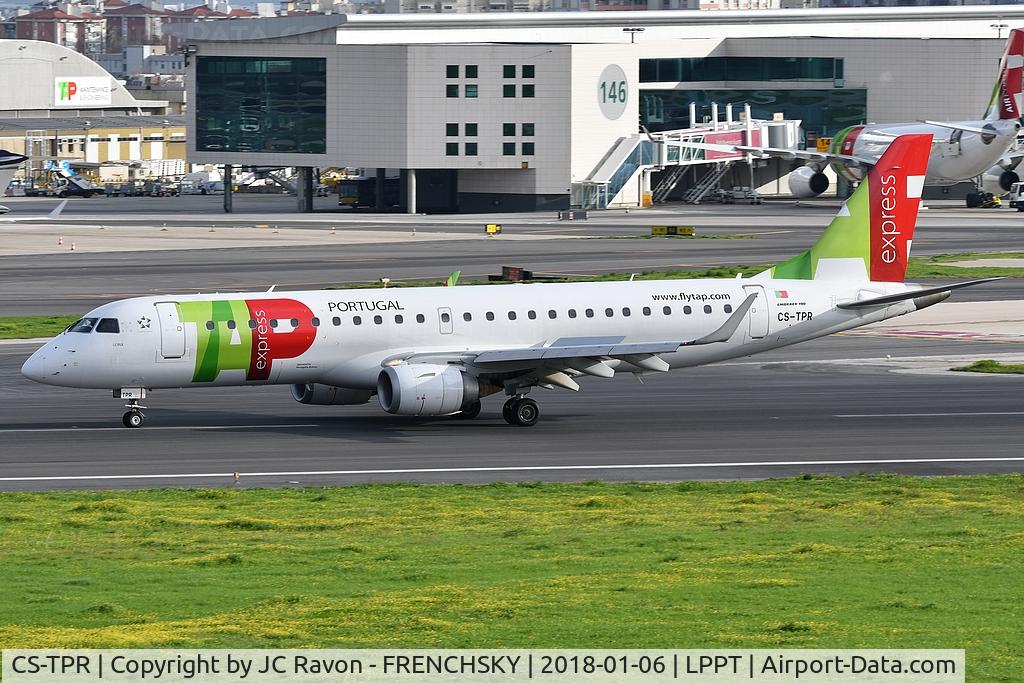 CS-TPR, 2011 Embraer 190LR (ERJ-190-100LR) C/N 19000460, TAP Express