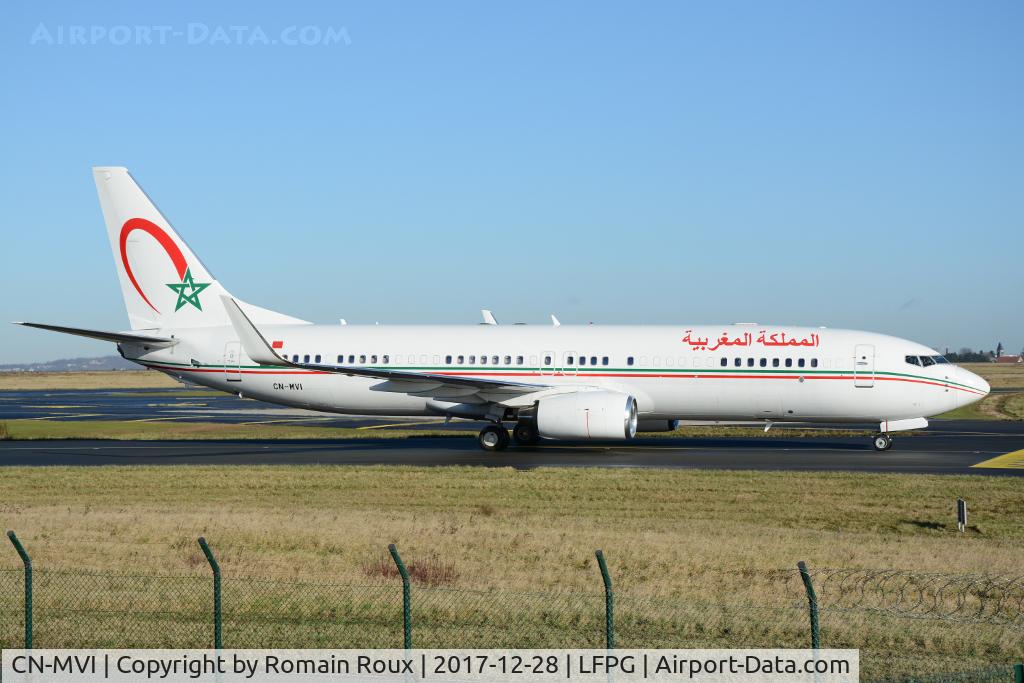 CN-MVI, Boeing 737-8KB BBJ C/N 37545, Taxiing