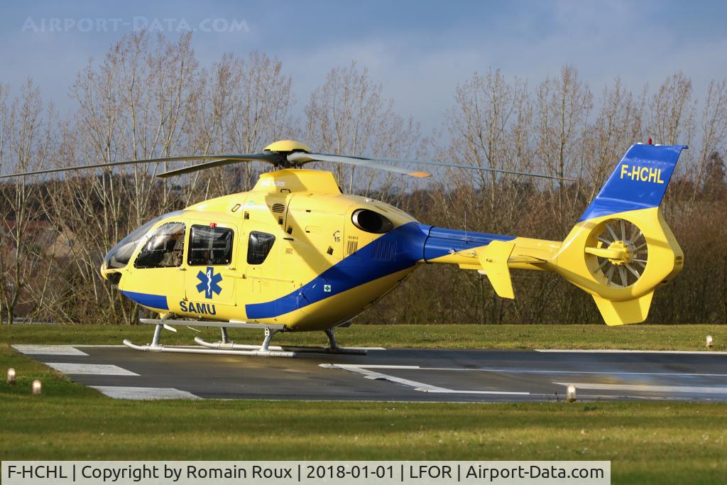 F-HCHL, 2008 Eurocopter EC-135P-2+ C/N 691, Parked