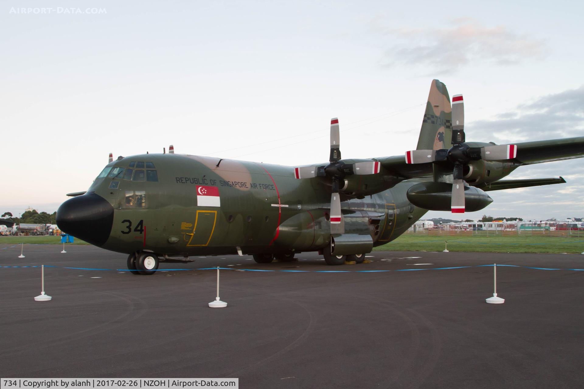 734, 1982 Lockheed KC-130H Hercules C/N 382-4940, In the static at the RNZAF Air Tattoo, 2017