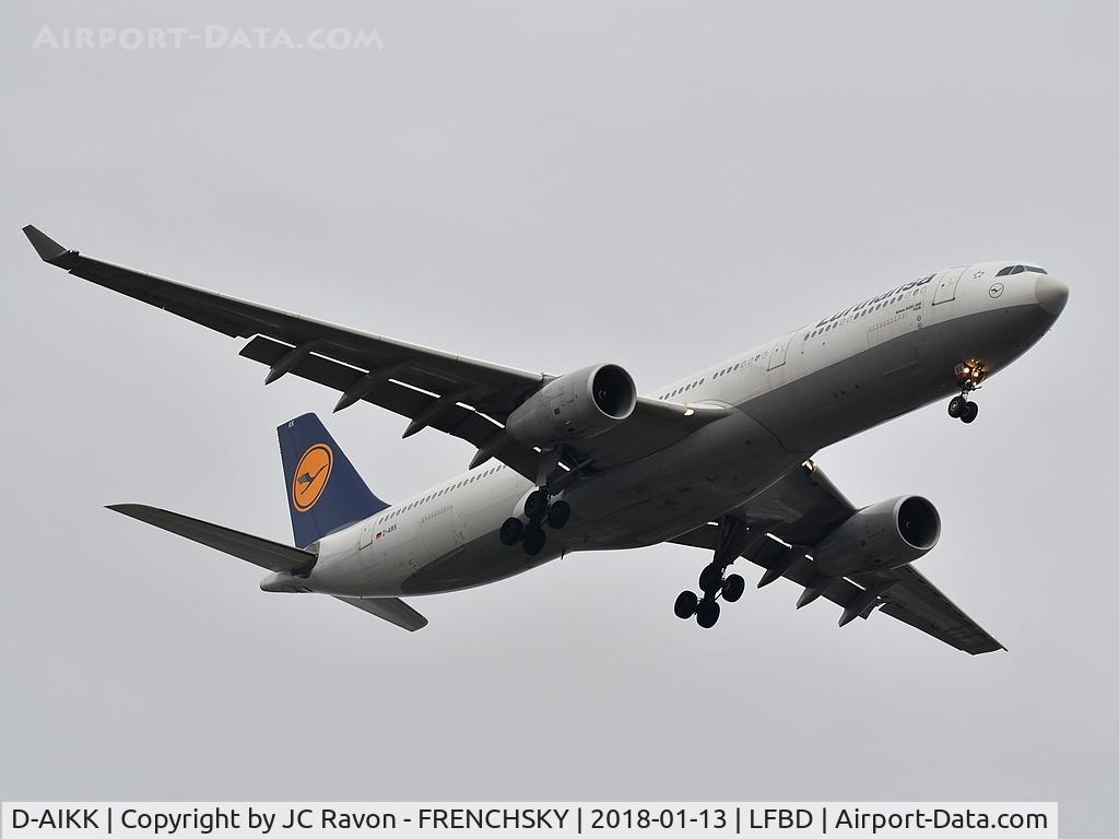 D-AIKK, 2008 Airbus A330-343X C/N 896, LH9876 from Francfort to SabenaTechnics