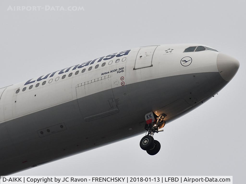 D-AIKK, 2008 Airbus A330-343X C/N 896, LH9876 from Francfort to SabenaTechnics