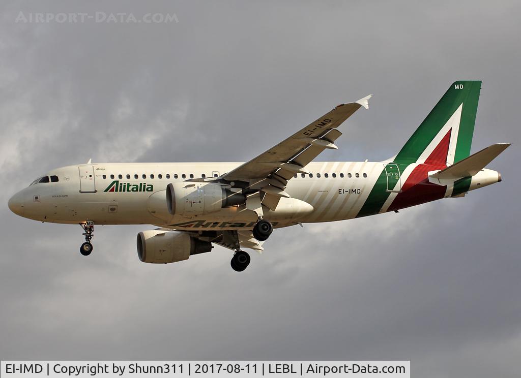 EI-IMD, 2003 Airbus A319-112 C/N 2074, Landing rwy 25R in new c/s