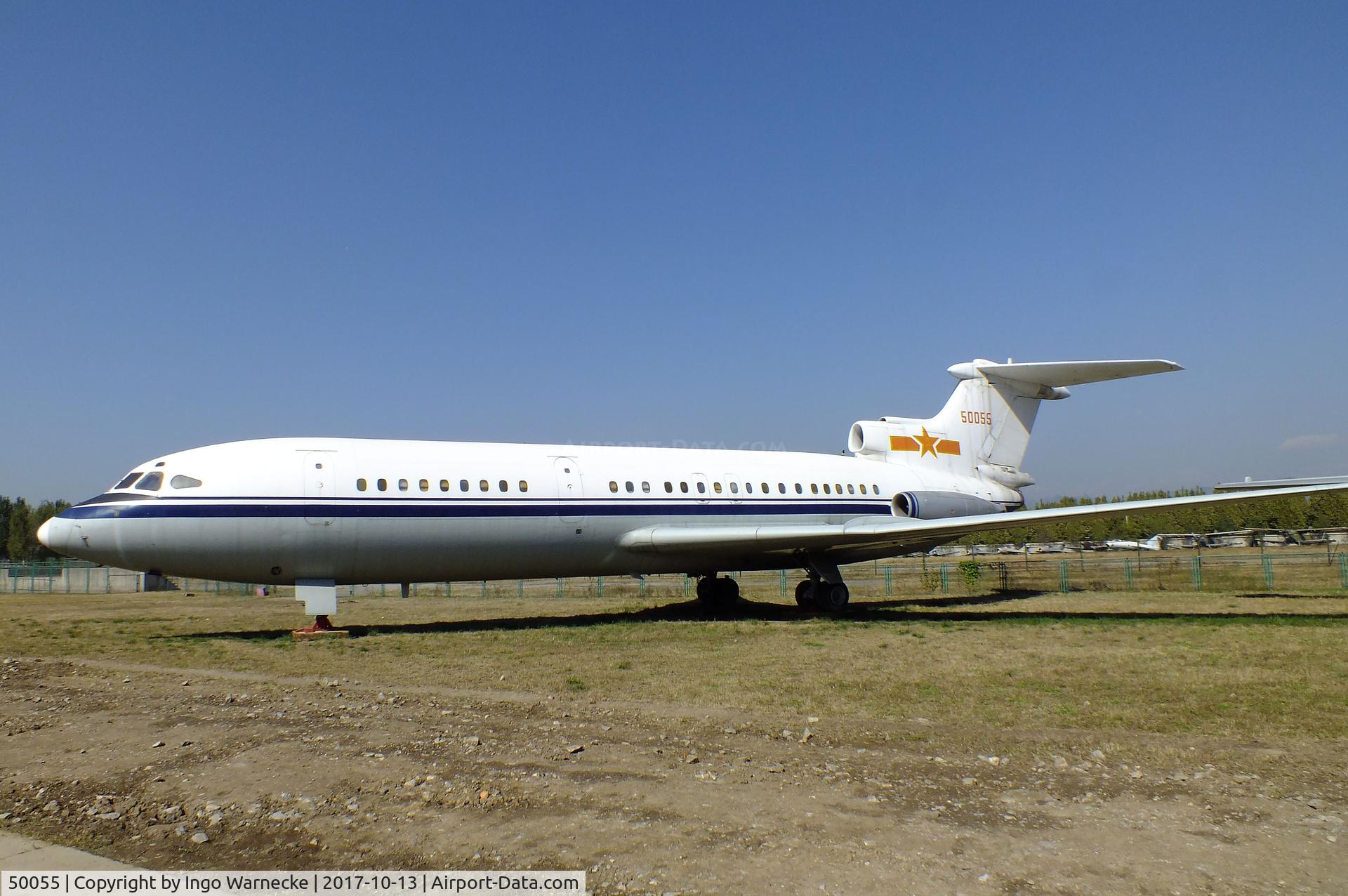 50055, 1977 Hawker Siddeley HS-121 Trident 2E C/N 2188, Hawker Siddeley HS.121 Trident 2E at the China Aviation Museum Datangshan