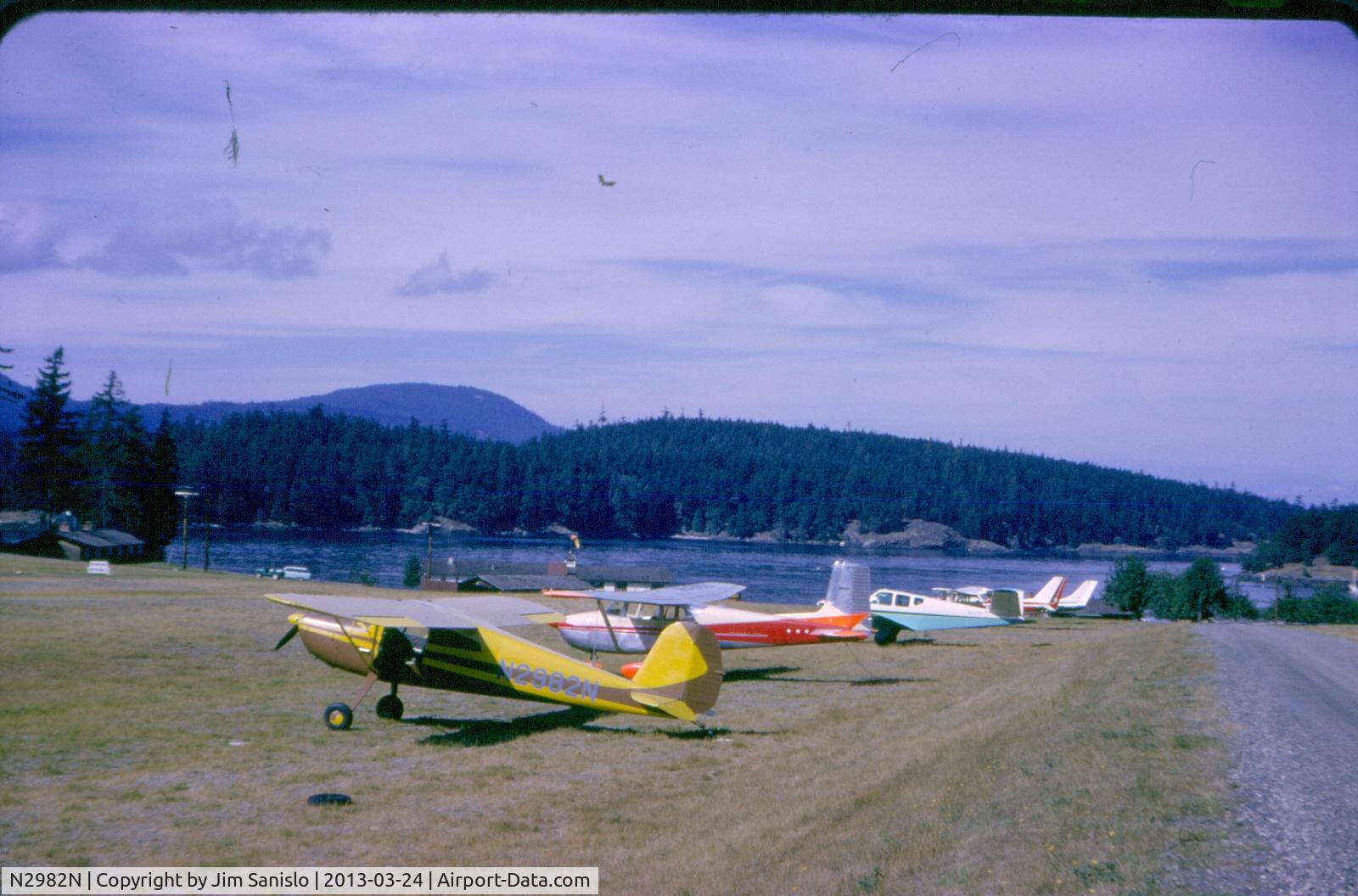N2982N, 1947 Cessna 120 C/N 13240, I think Oregon 1970 ish.