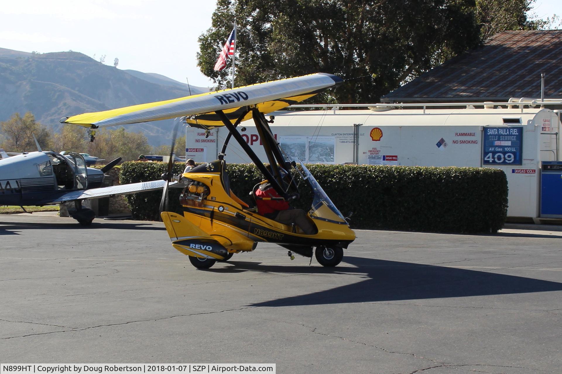 N899HT, 2016 Evolution Trikes Revo C/N 000618, 2016 Evolution REVO weight-shift control production LSA, Rotax 912ULS 100 Hp pusher, taxi to hangar