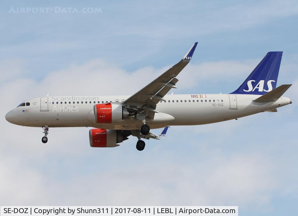 SE-DOZ, 2017 Airbus A320-251N C/N 7565, Landing rwy 25R