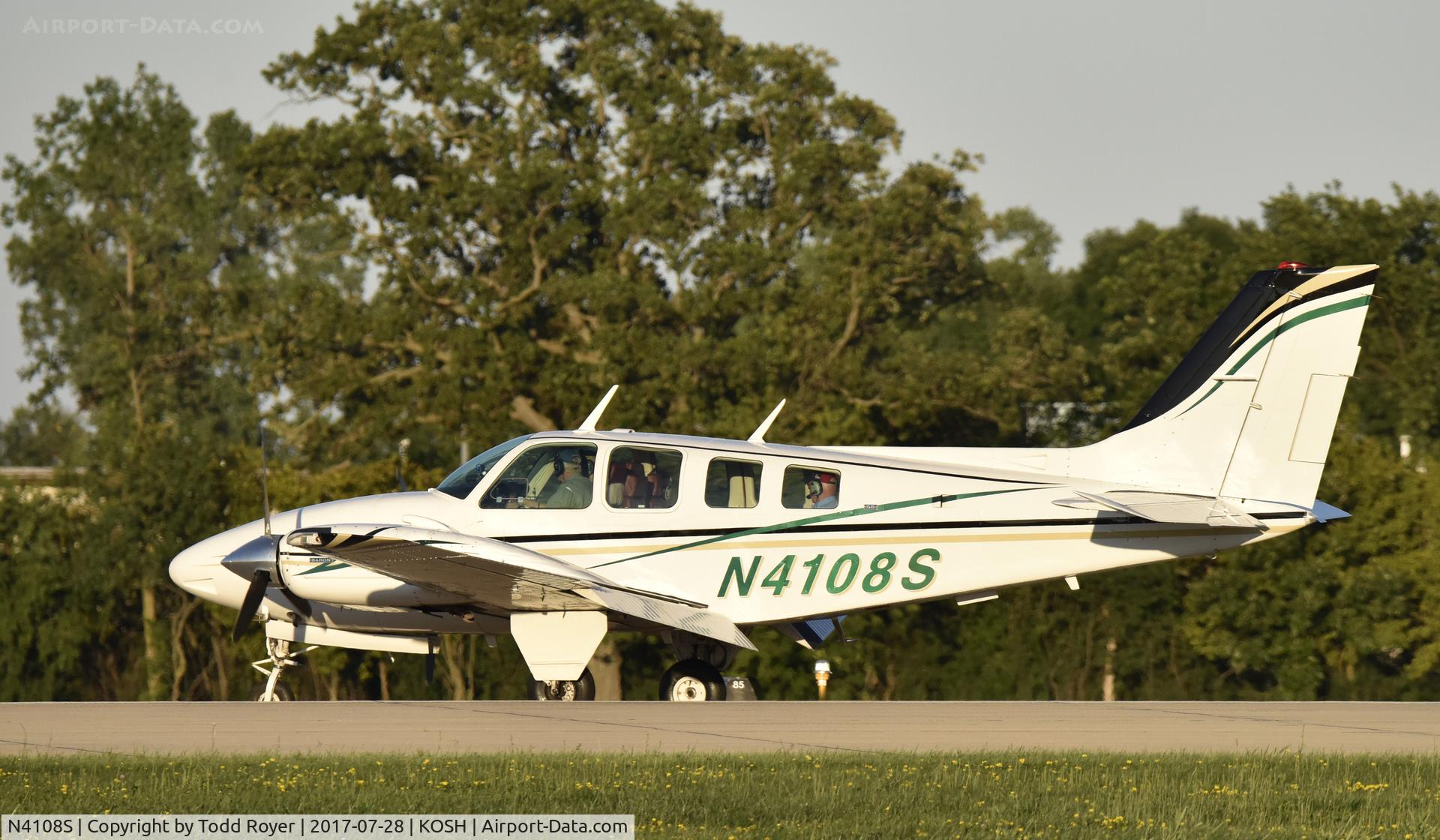 N4108S, 1975 Beech 58 Baron C/N TH-605, Airventure 2017