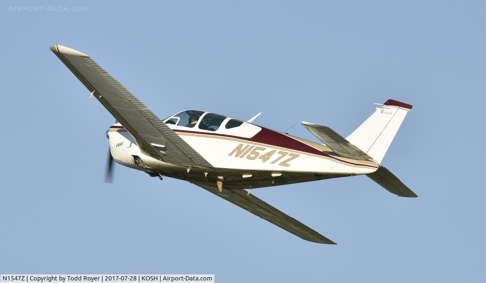 N1547Z, 1961 Beech 35-B33 Debonair C/N CD-423, Airventure 2017
