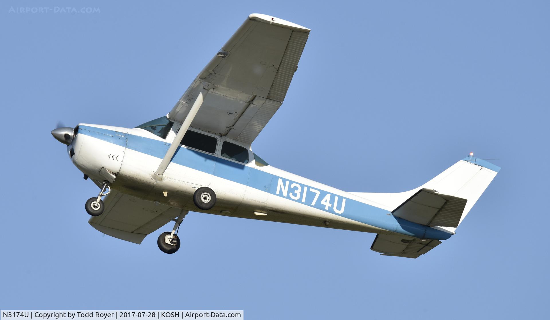 N3174U, 1963 Cessna 182F Skylane C/N 18254574, Airventure 2017