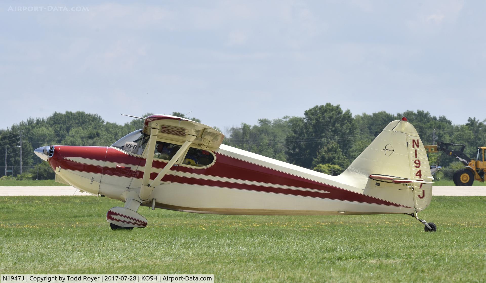 N1947J, 1947 Stinson 108 Voyager C/N 108-2291, Airventure 2017