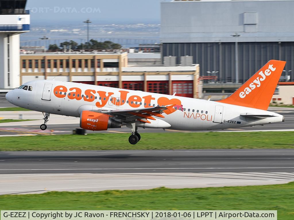 G-EZEZ, 2004 Airbus A319-111 C/N 2360, easyJet (Love Napoli Livery) U27655 to Luxembourg