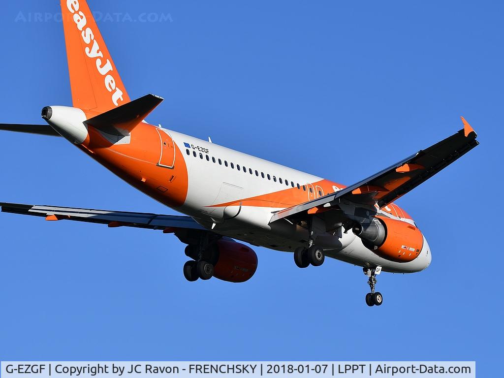 G-EZGF, 2011 Airbus A319-111 C/N 4635, U27083 from Liverpool