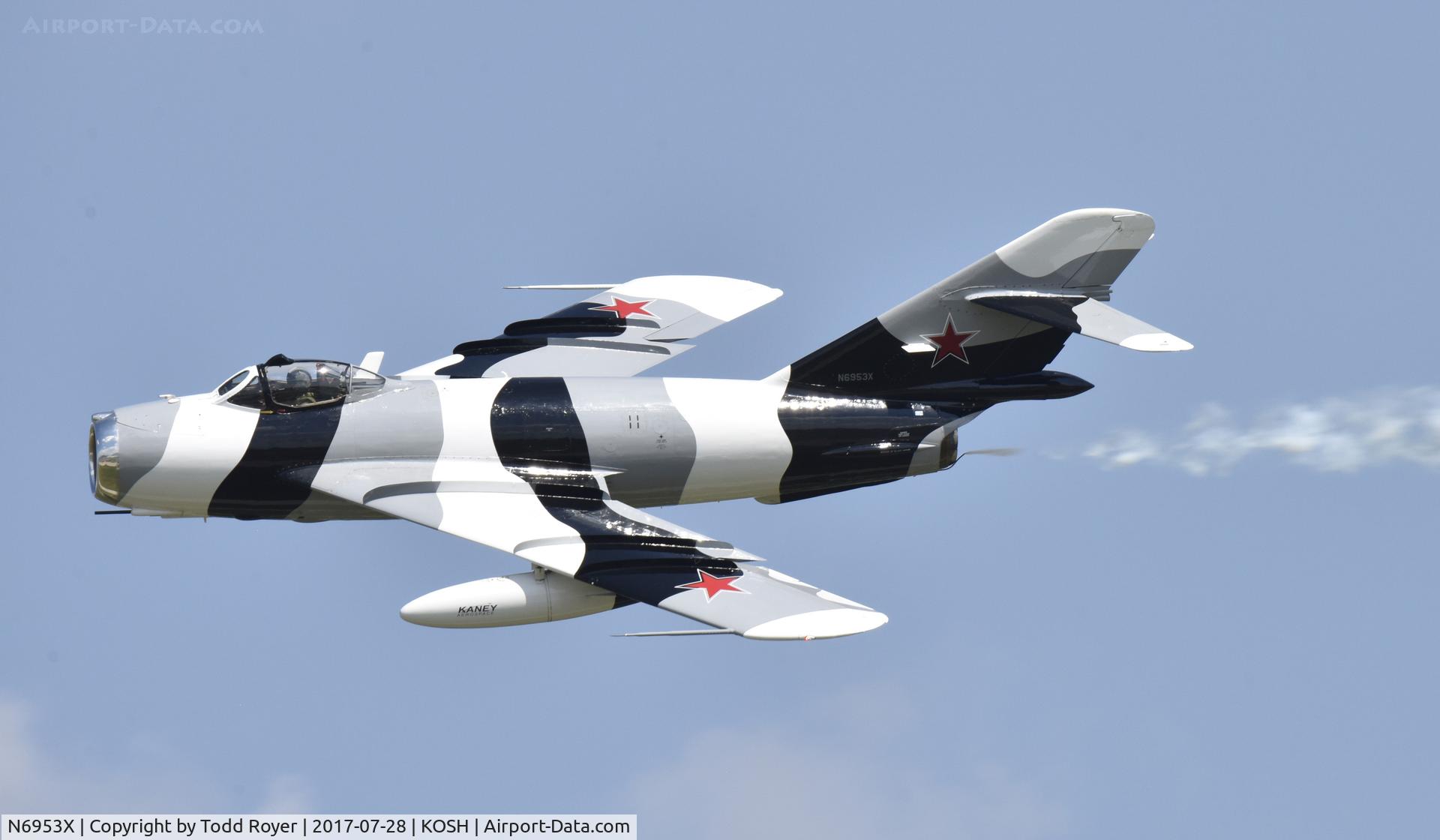 N6953X, PZL-Mielec Lim-6 (MiG-17) C/N 1J0511, Airventure 2017