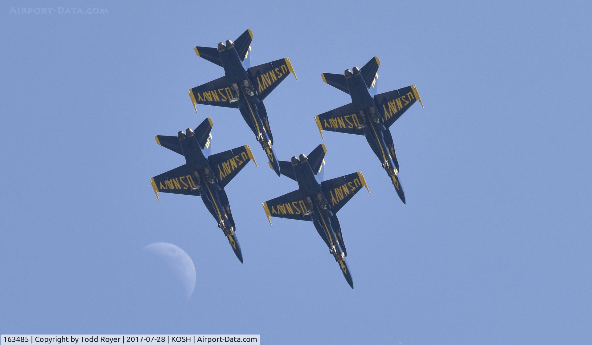 163485, 1988 McDonnell Douglas F/A-18C Hornet C/N 0717/C044, Airventure 2017