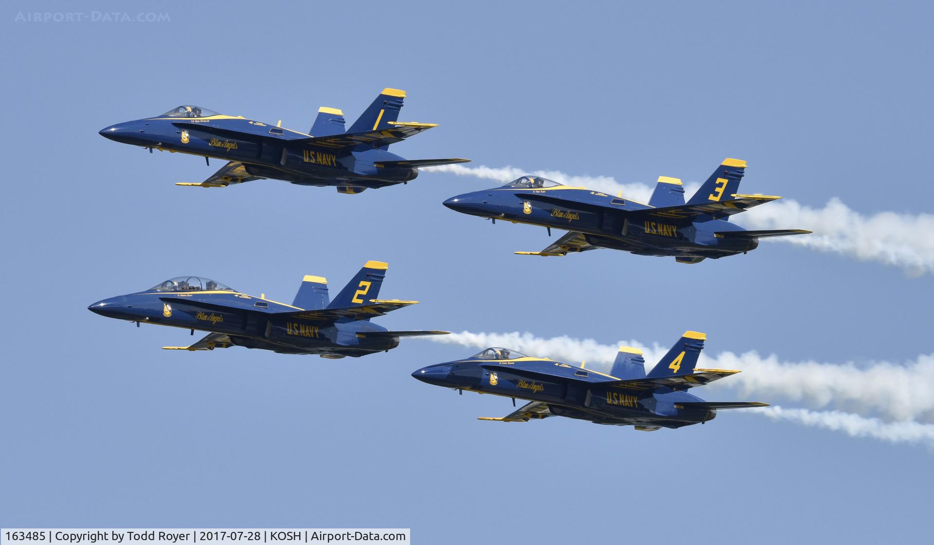 163485, 1988 McDonnell Douglas F/A-18C Hornet C/N 0717/C044, Airventure 2017
