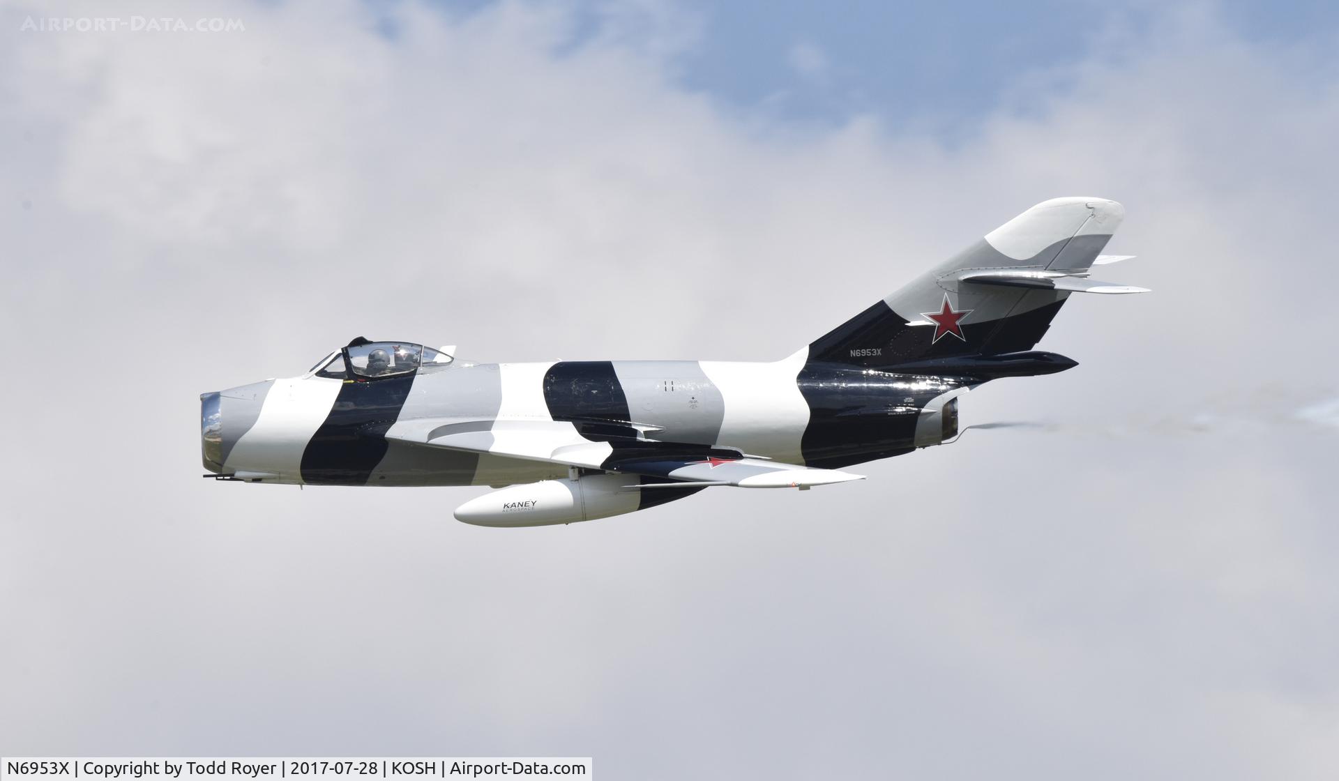 N6953X, PZL-Mielec Lim-6 (MiG-17) C/N 1J0511, Airventure 2017