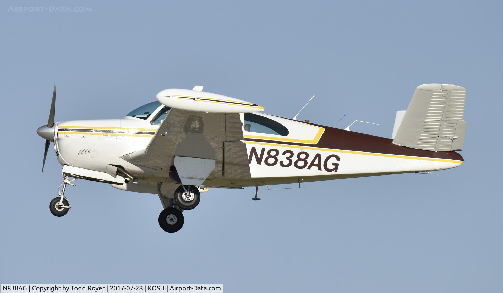 N838AG, 1961 Beech N35 Bonanza C/N D-6727, Airventure 2017