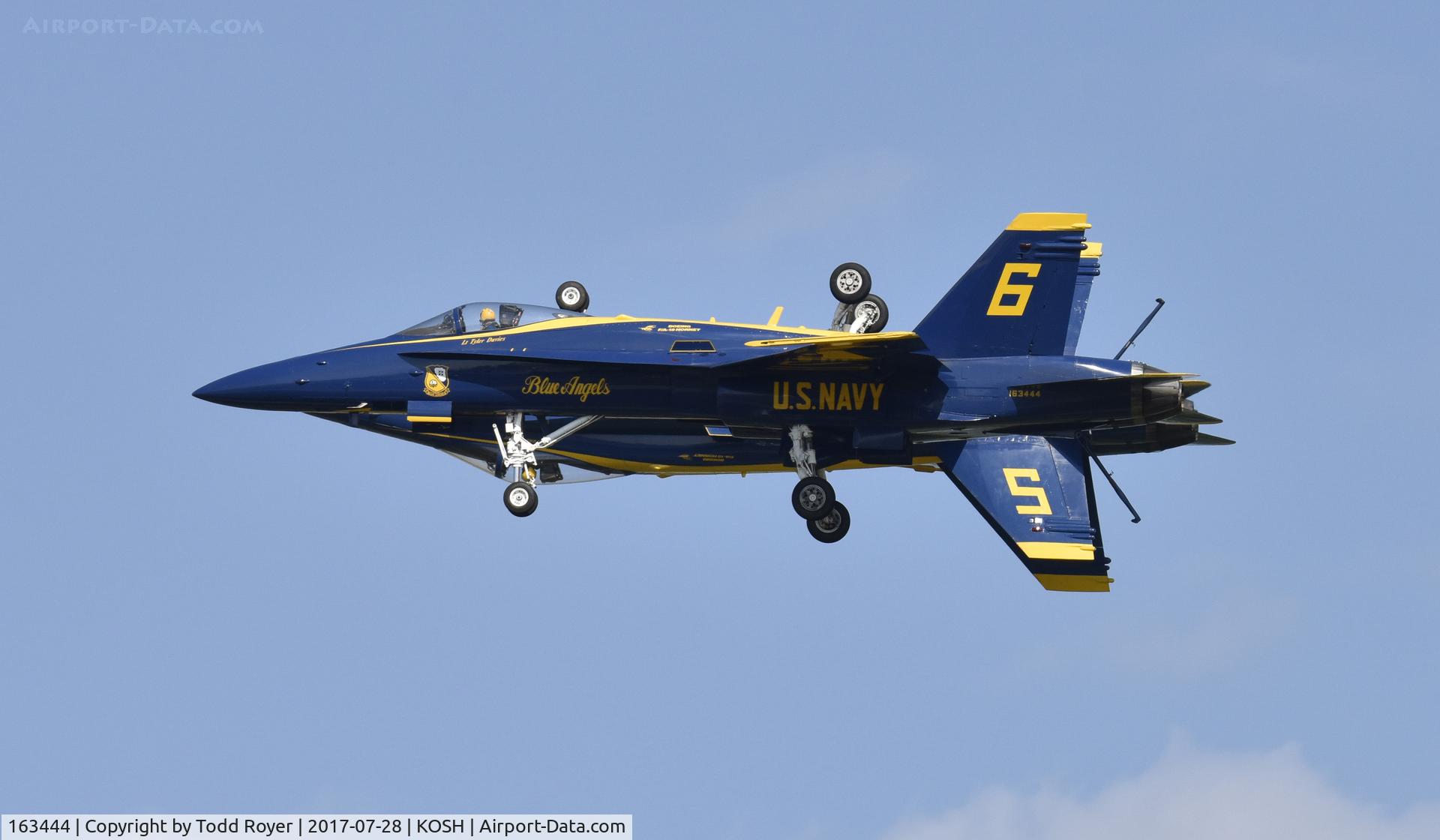 163444, 1987 McDonnell Douglas F/A-18C Hornet C/N 0648/C015, Airventure 2017