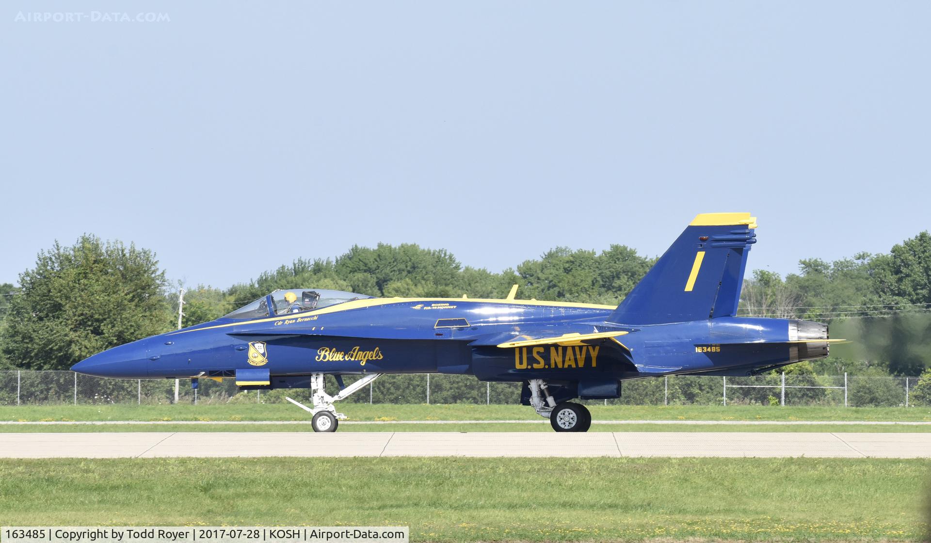 163485, 1988 McDonnell Douglas F/A-18C Hornet C/N 0717/C044, Airventure 2017