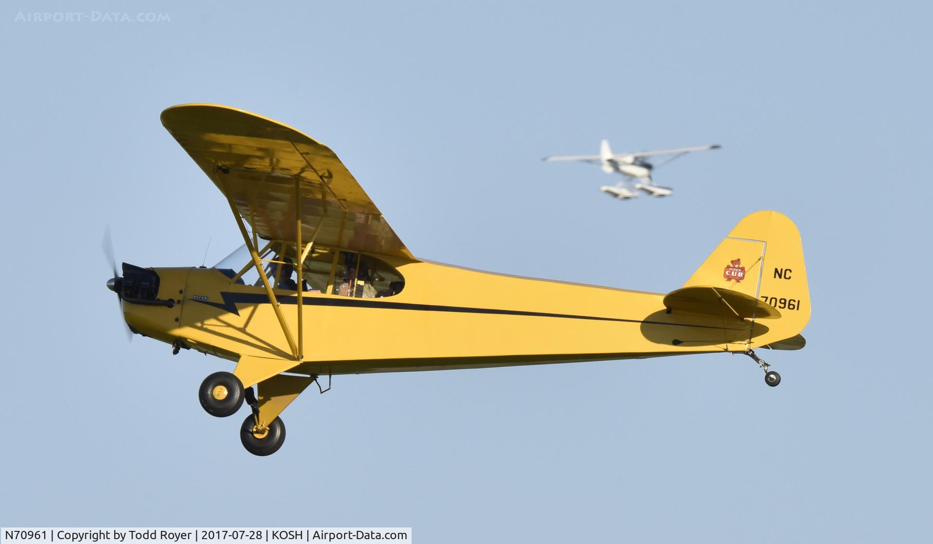 N70961, 1946 Piper J3C-65 Cub Cub C/N 17987, Airventure 2017