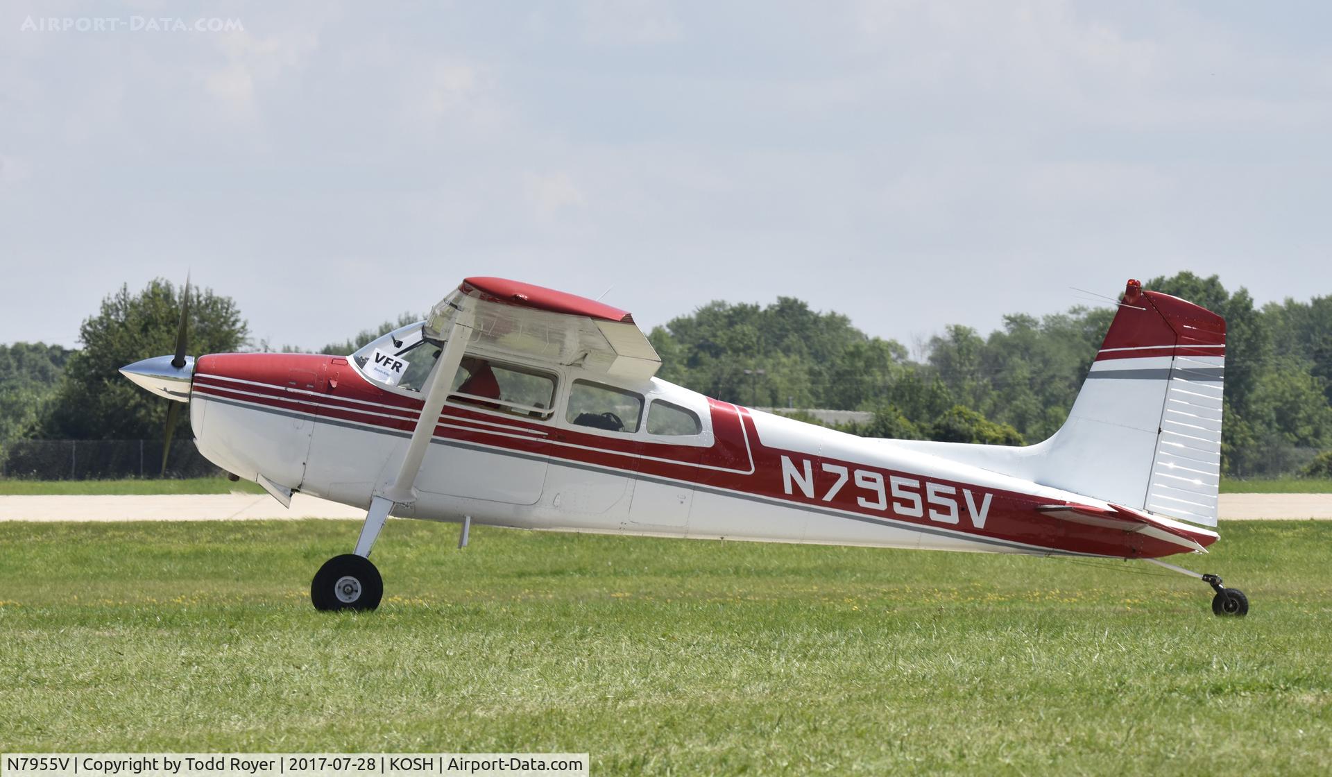 N7955V, 1967 Cessna 180H Skywagon C/N 18051855, Airventure 2017