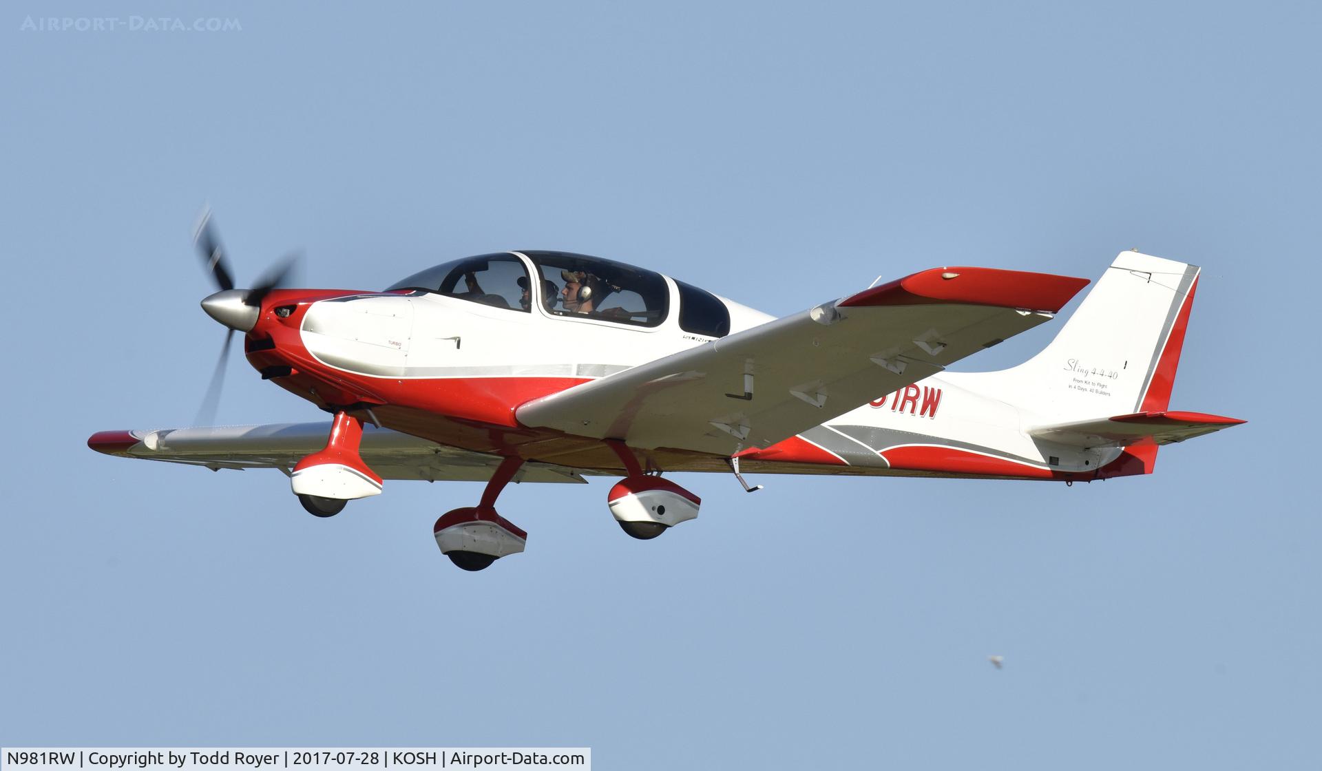N981RW, 2014 The Airplane Factory Sling 4 C/N 057K, Airventure 2017