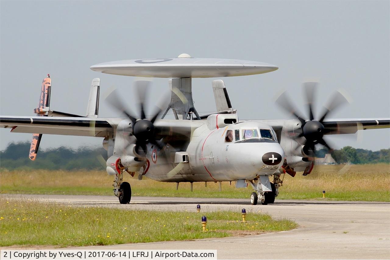 2, Grumman E-2C Hawkeye 2000 (G-123) C/N FR-2, Grumman E-2C Hawkeye, Taxiing to flight line, Landivisiau Naval Air Base (LFRJ) Tiger Meet 2017