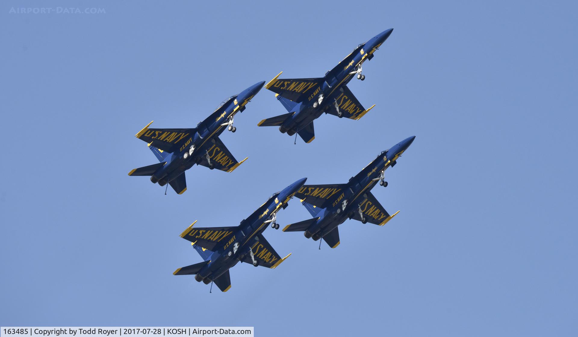 163485, 1988 McDonnell Douglas F/A-18C Hornet C/N 0717/C044, Airventure 2017