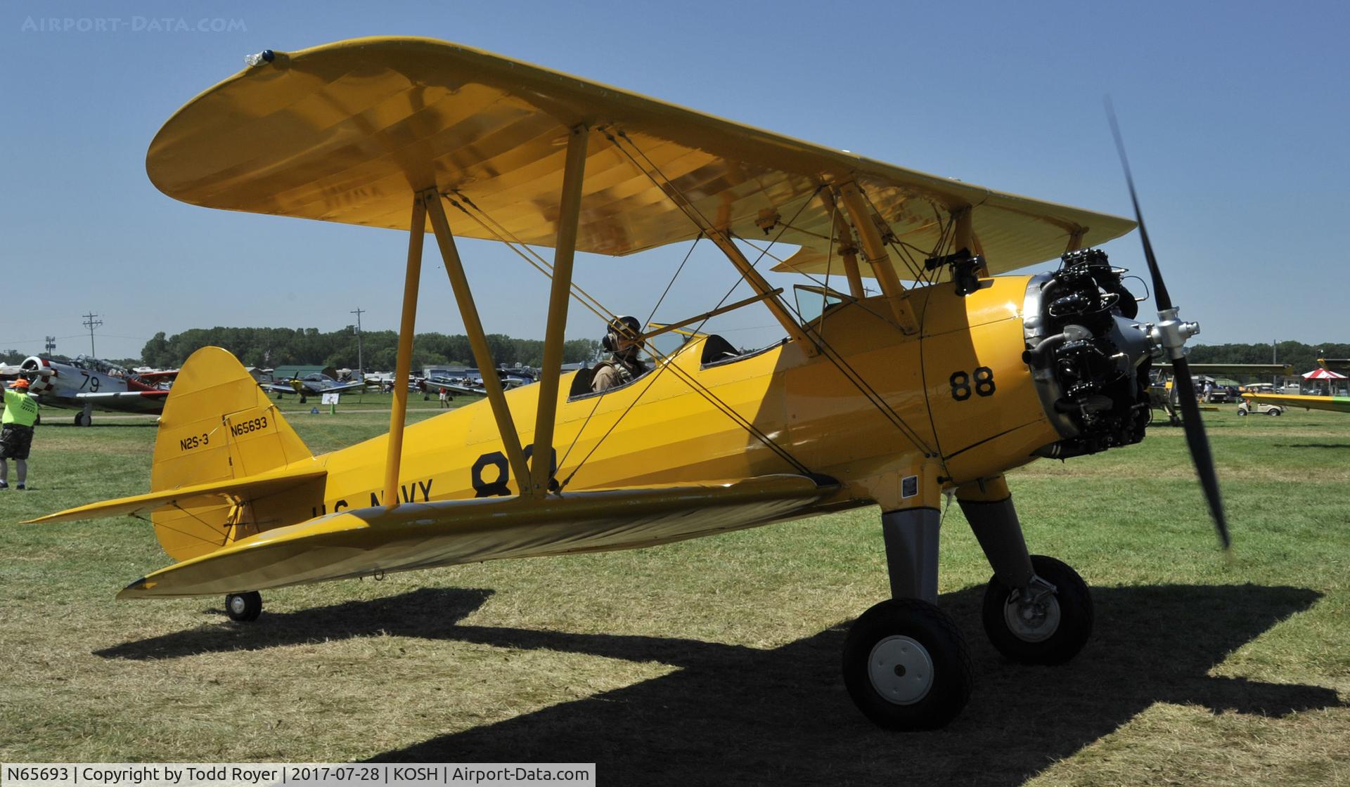 N65693, 1942 Boeing B75N1 C/N 75-6966, Airventure 2017