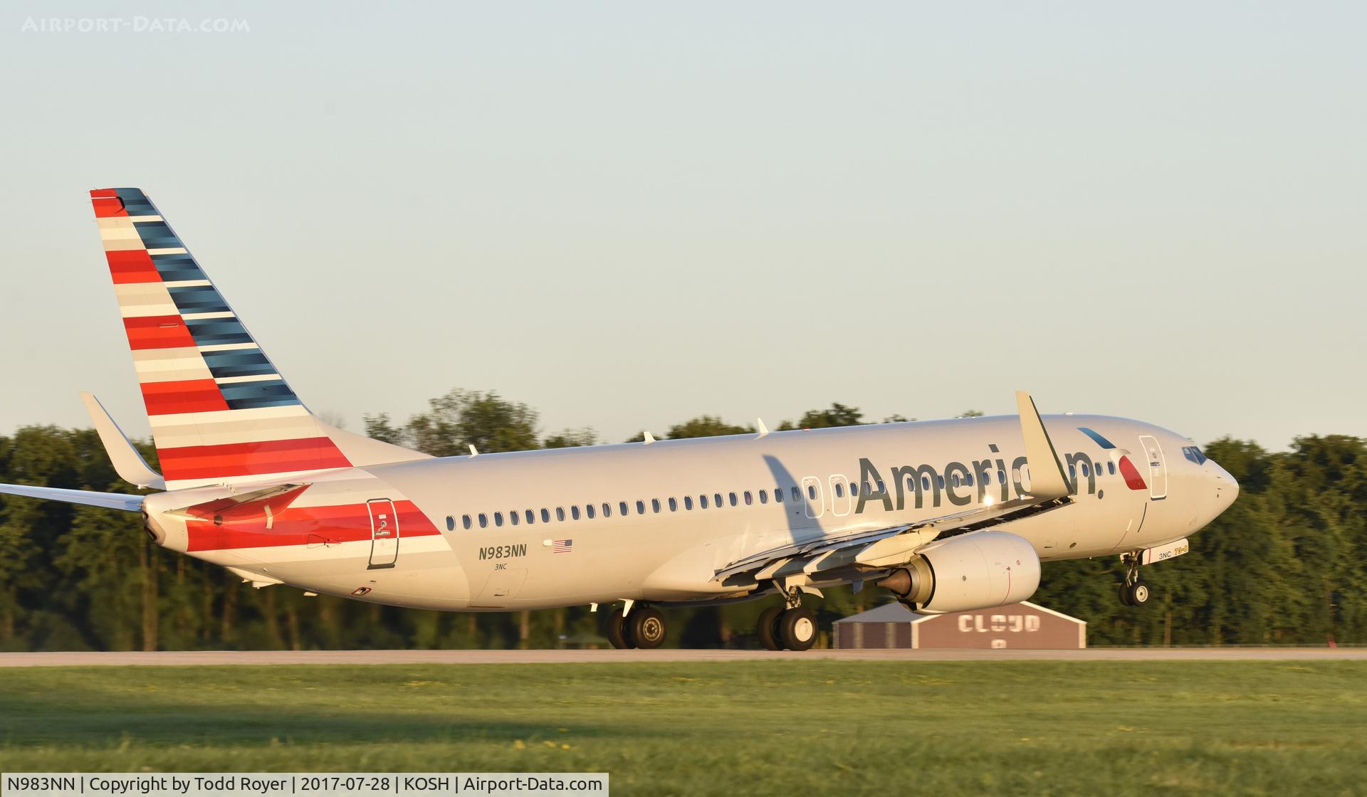 N983NN, 2015 Boeing 737-823 C/N 3337, Airventure 2017