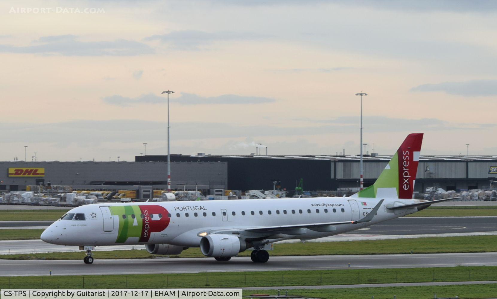 CS-TPS, 2011 Embraer 190LR (ERJ-190-100LR) C/N 19000493, At Amsterdam