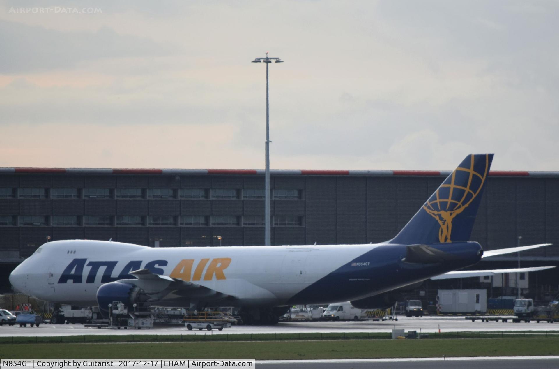 N854GT, 2013 Boeing 747-87UF C/N 37566, At Amsterdam