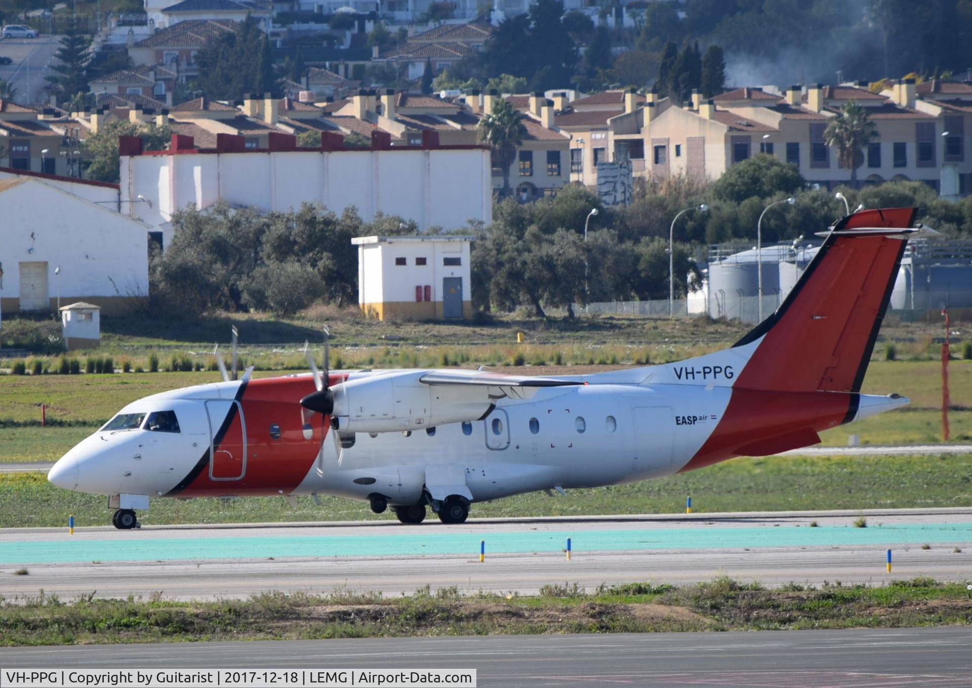 VH-PPG, 1996 Dornier 328-100 C/N 3053, At Malaga