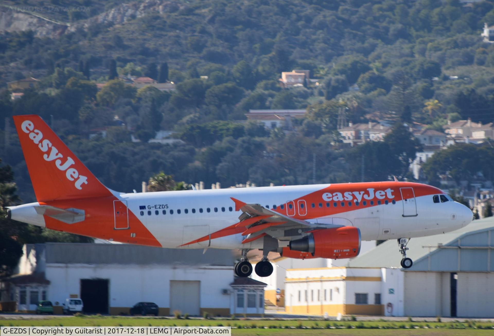 G-EZDS, 2008 Airbus A319-111 C/N 3702, At Malaga