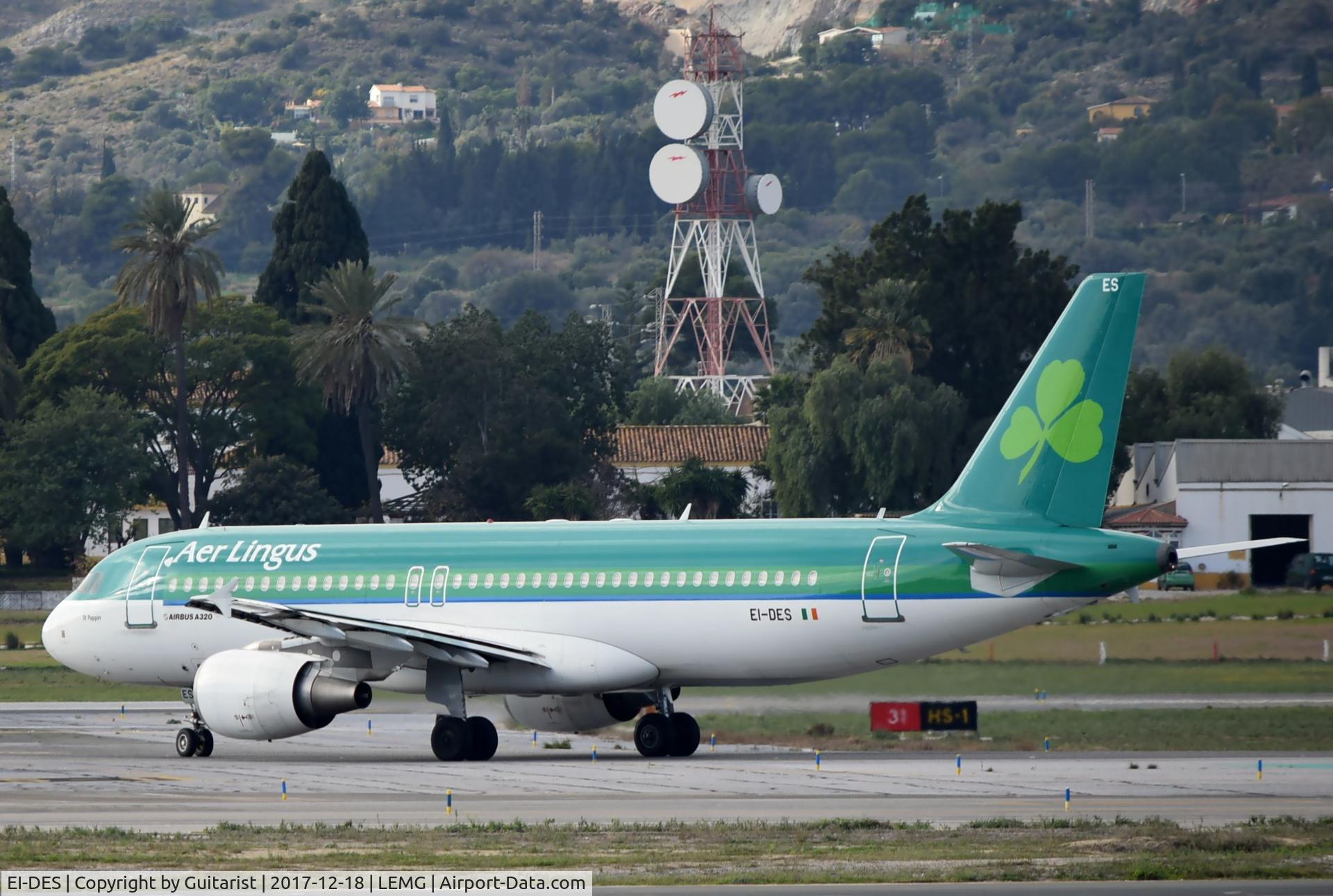 EI-DES, 2005 Airbus A320-214 C/N 2635, At Malaga