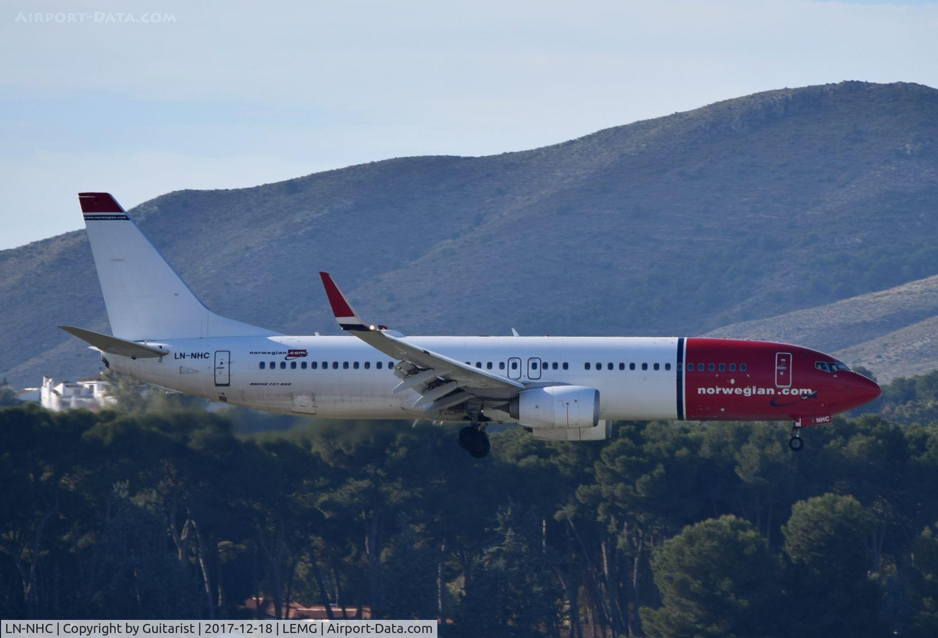 LN-NHC, 2014 Boeing 737-8JP C/N 41128, At Malaga