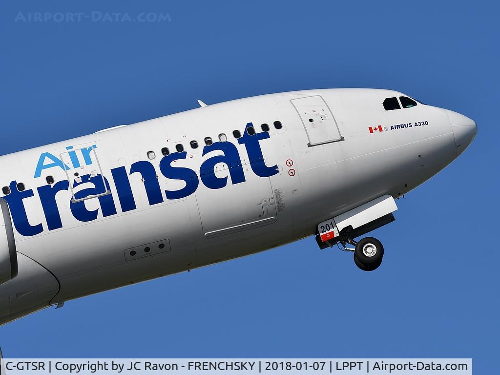 C-GTSR, 2008 Airbus A330-243 C/N 966, Air Transat  TS733 take off runway 03 to Porto and Toronto