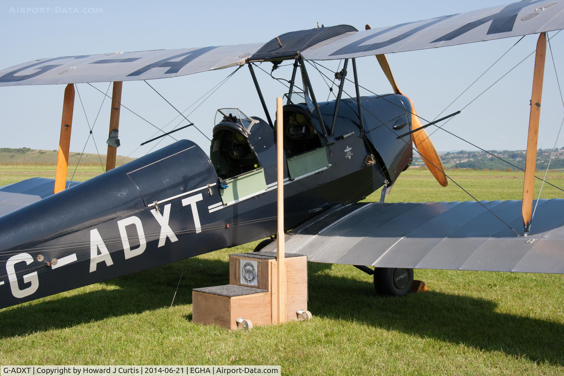 G-ADXT, 1935 De Havilland DH-82A Tiger Moth II C/N 3436, Ready for another flight.