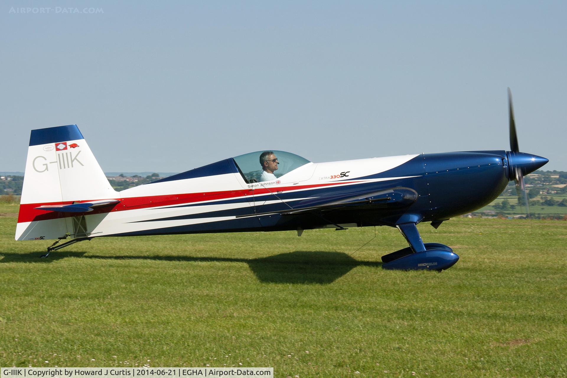 G-IIIK, 2010 Extra EA-300SC C/N SC024, At the aerobatic competition.