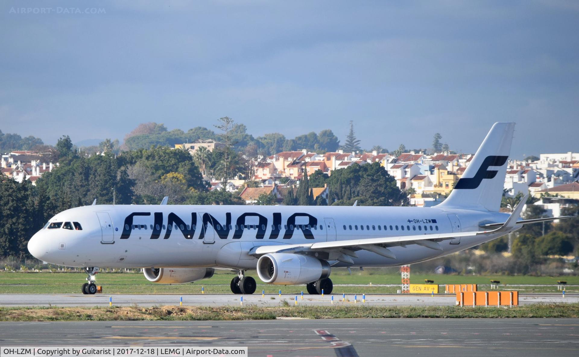 OH-LZM, 2017 Airbus A321-231 C/N 7552, At Malaga