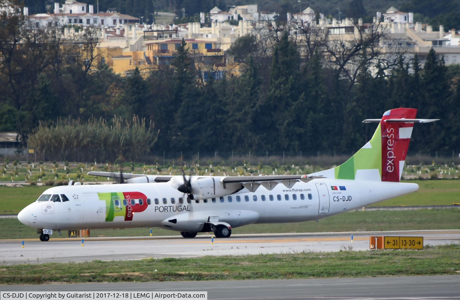 CS-DJD, 2015 ATR 72-212A C/N 1233, At Malaga