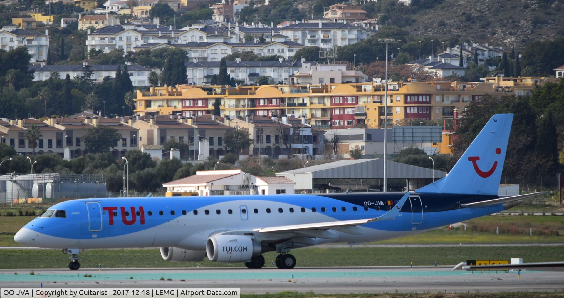 OO-JVA, 2015 Embraer 190STD (ERJ-190-100STD) C/N 19000689, At Malaga