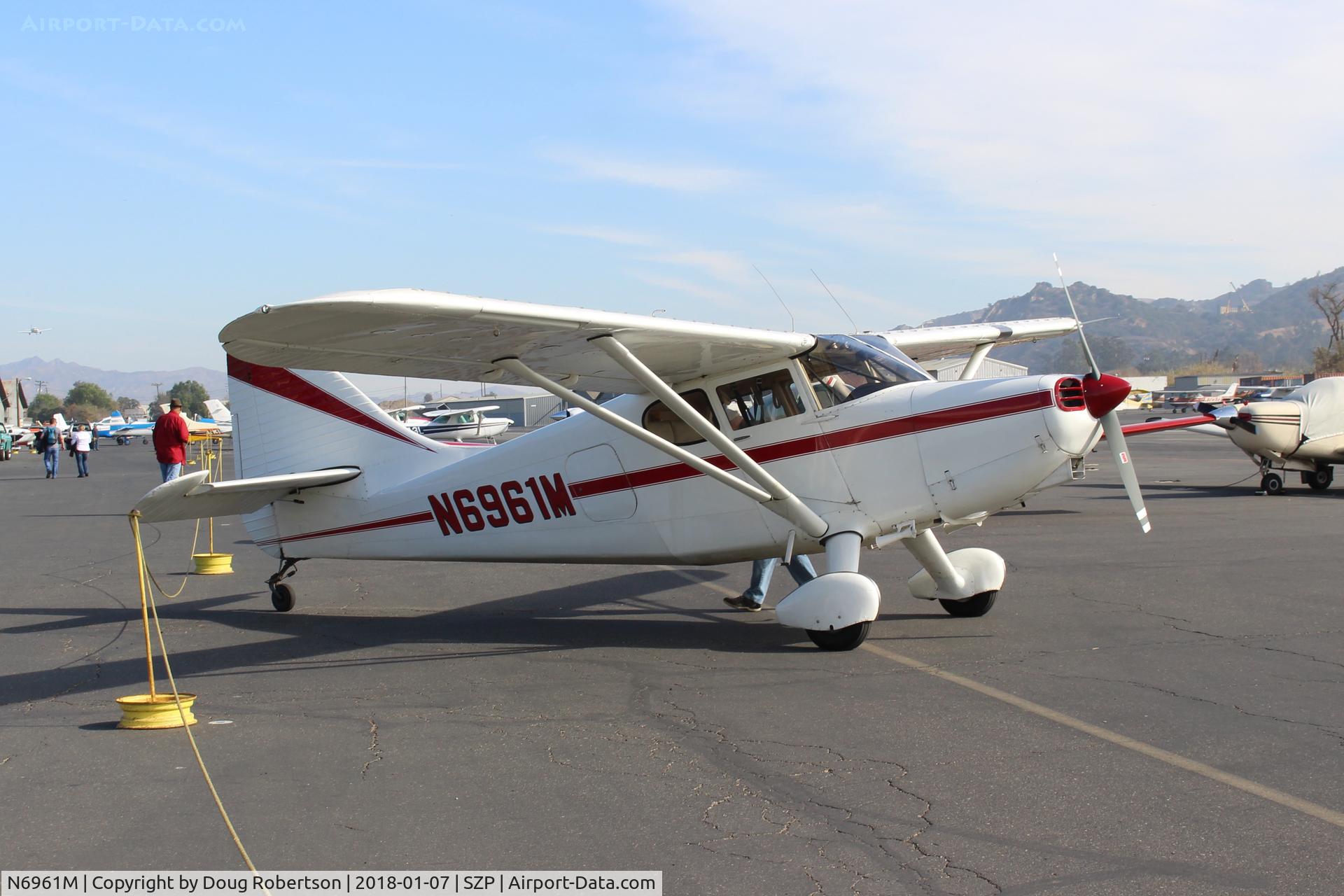 N6961M, 1949 Stinson 108-3 Voyager C/N 108-4961, 1949 Stinson 108-3 STATION WAGON, Franklin 6A165 165 Hp