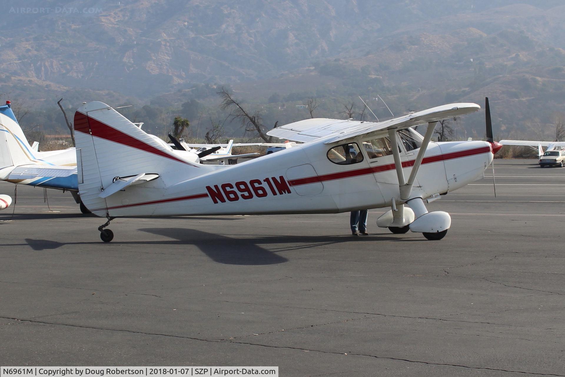N6961M, 1949 Stinson 108-3 Voyager C/N 108-4961, 1949 Stinson 108-3 STATION WAGON, Franklin 6A165 165 Hp