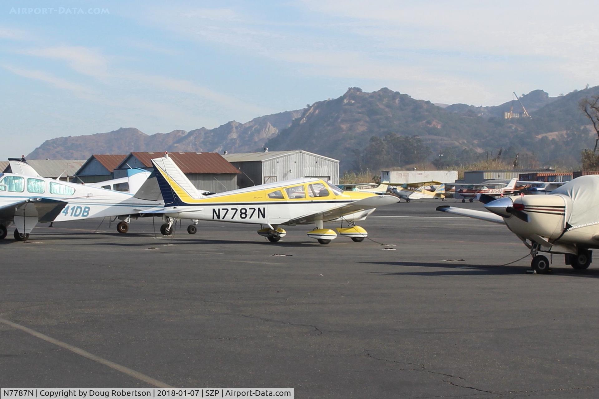 N7787N, 1969 Piper PA-28-180 Cherokee C/N 28-5235, 1969 Piper PA-28-180 CHEROKEE, Lycoming O&VO-360 180 Hp